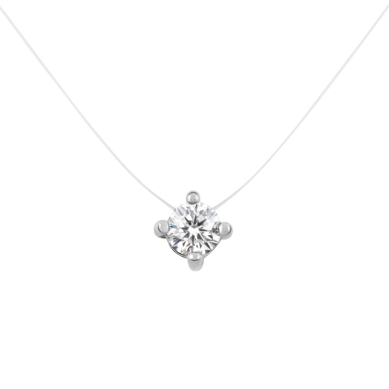 Collana Punto Luce Silver Elegance Argento Rodiato Cubic Zirconia - Spannringe Damen | OROVIVO