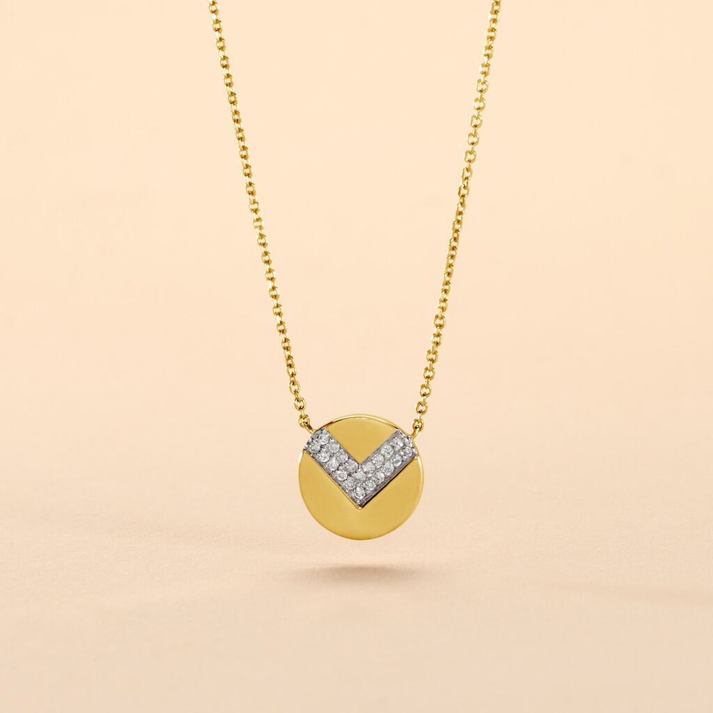Collier Ruby Or Jaune Diamant - Spannringe Damen | OROVIVO