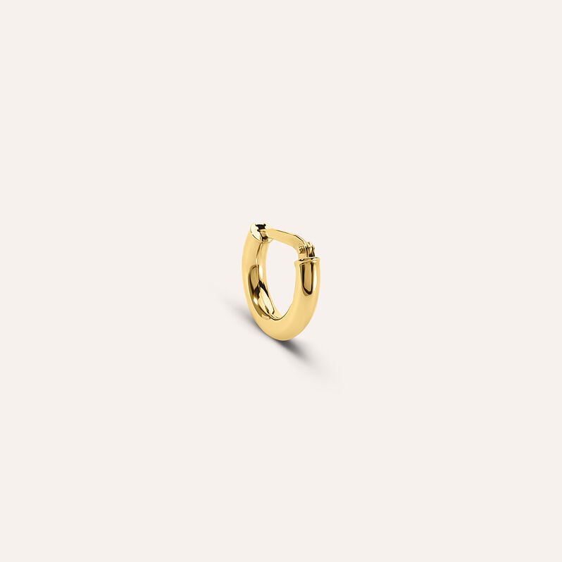 Mono Orecchino A Cerchio Toujours Oro Giallo - Spannringe Unisex | OROVIVO