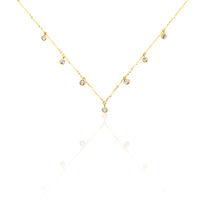 Damen Collier Gold 375 Zirkonia Talila 1
