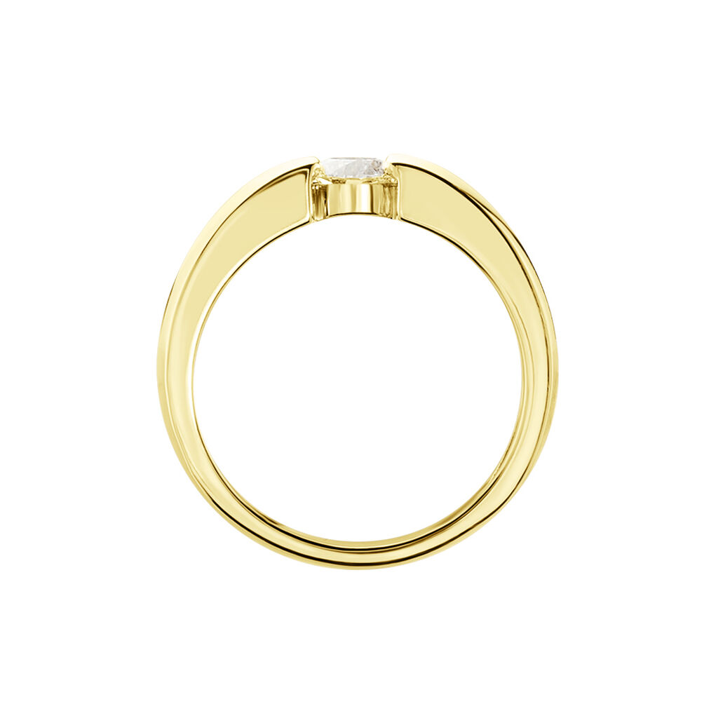 Damen Ring Gold 750 synthetischer Diamant 0,26ct Orchestra  - Verlobungsringe Damen | OROVIVO