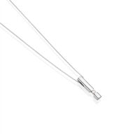 Damen Collier Weißgold 585 Rund Weiß Sanina 4,5cm