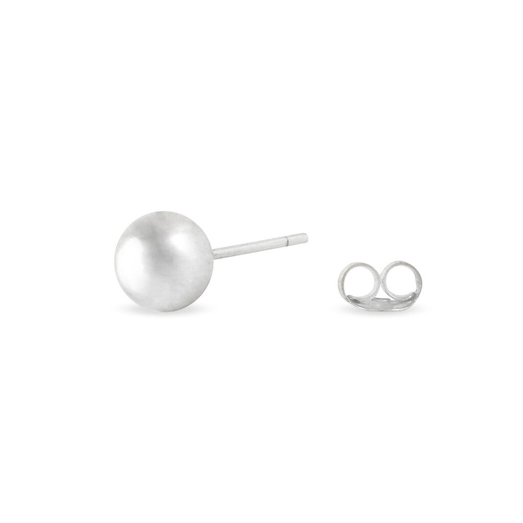 Damen Ohrstecker Silber 925 Kugel 6mm - Ohrstecker Damen | OROVIVO