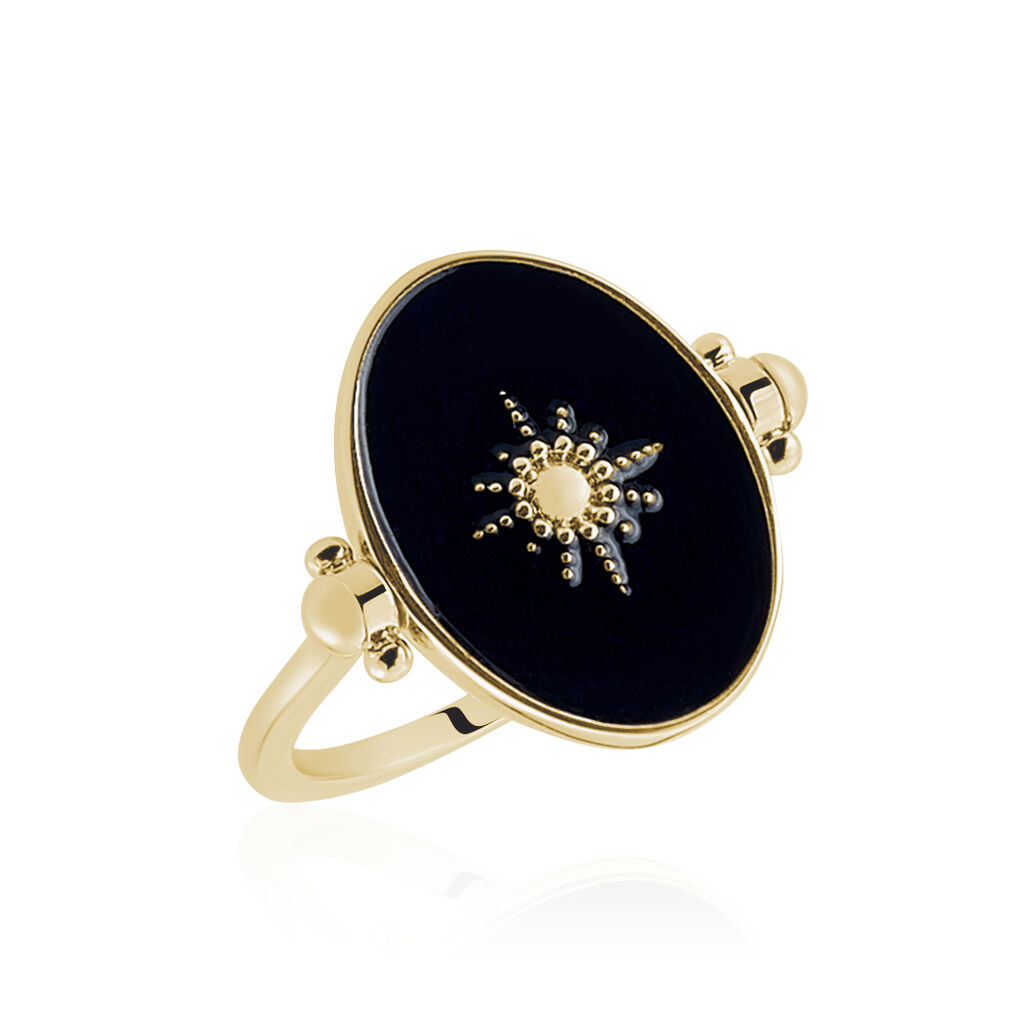 Bague Plaque Or Jaune Irina - Spannringe Damen | OROVIVO