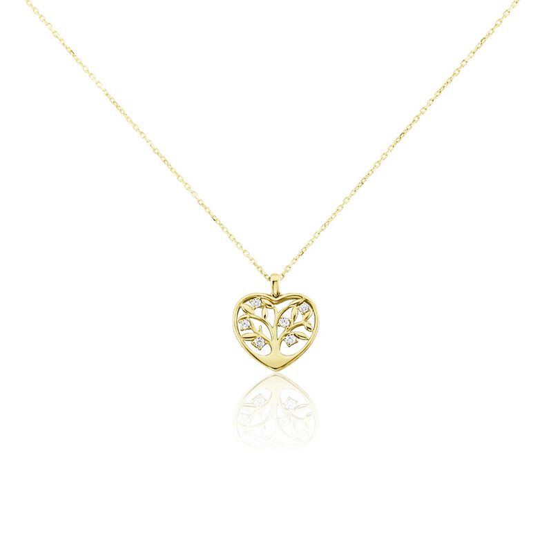 Collier Or Jaune Shantelle Oxyde De Zirconium - Spannringe Damen | OROVIVO