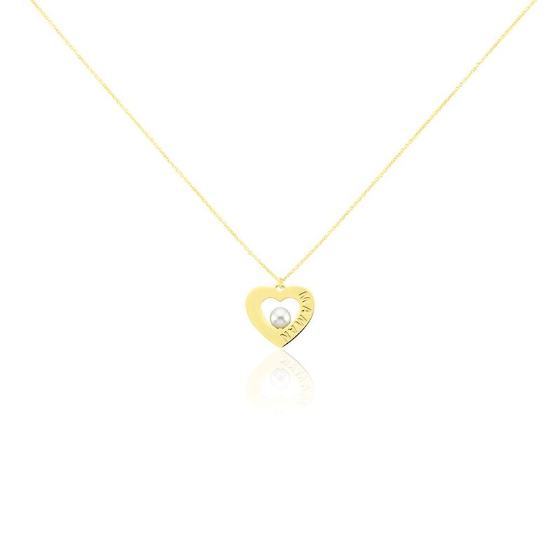 Collier Maxima Or Jaune Perle De Culture - Spannringe Damen | OROVIVO