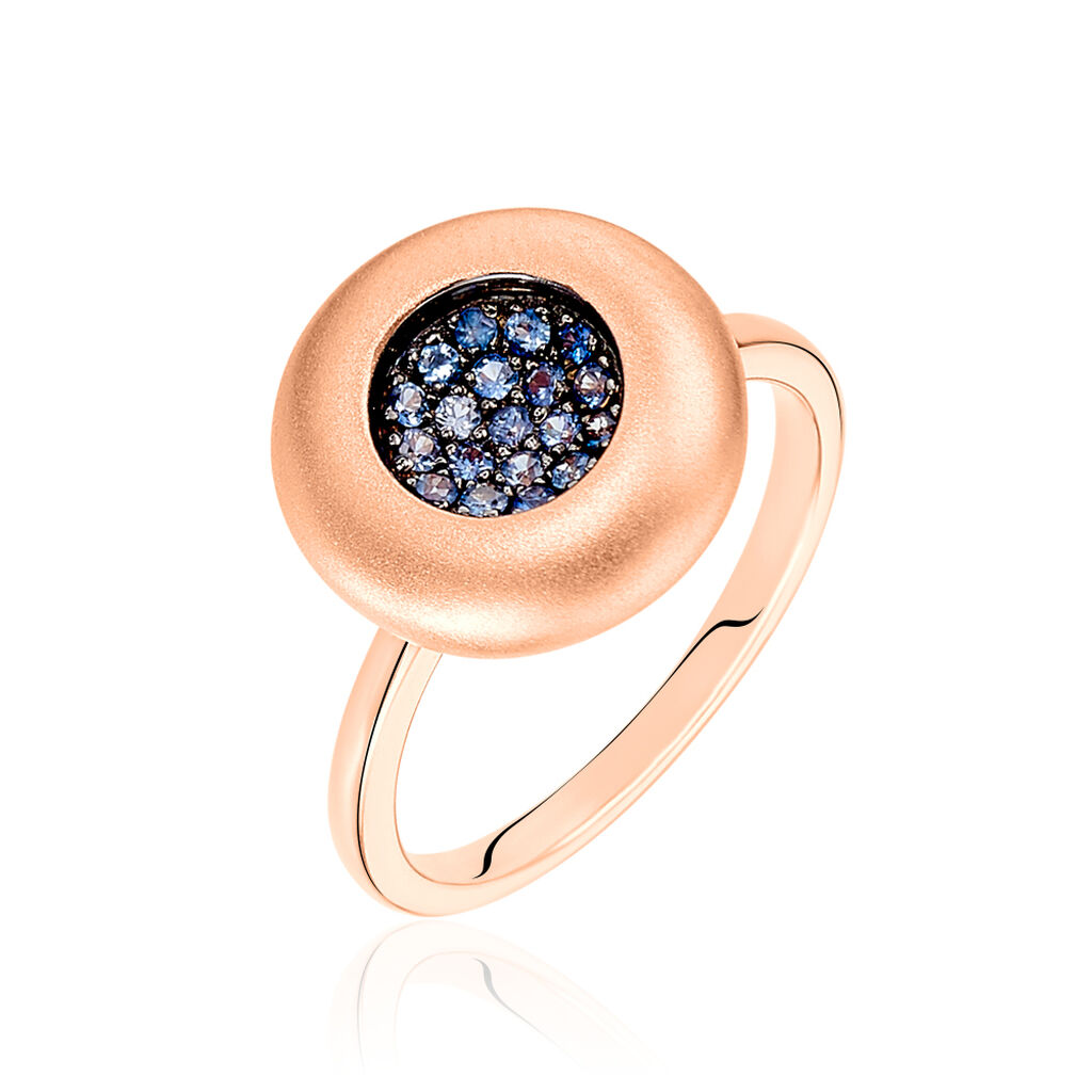 Damen Ring Rosegold 750 Saphir 0,19ct Fakka  - Ringe mit Stein Damen | OROVIVO