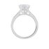 Damen Ring Silber 925 Zirkonia Weiß 3,7 ct