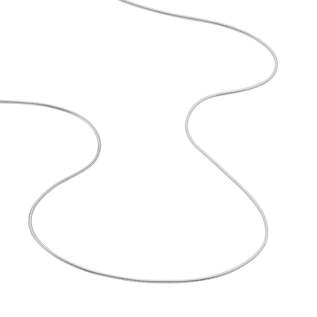 SCHLANGE 2 Damen Kette Wei&szlig;gold 333 (8 Karat) B 2 mm