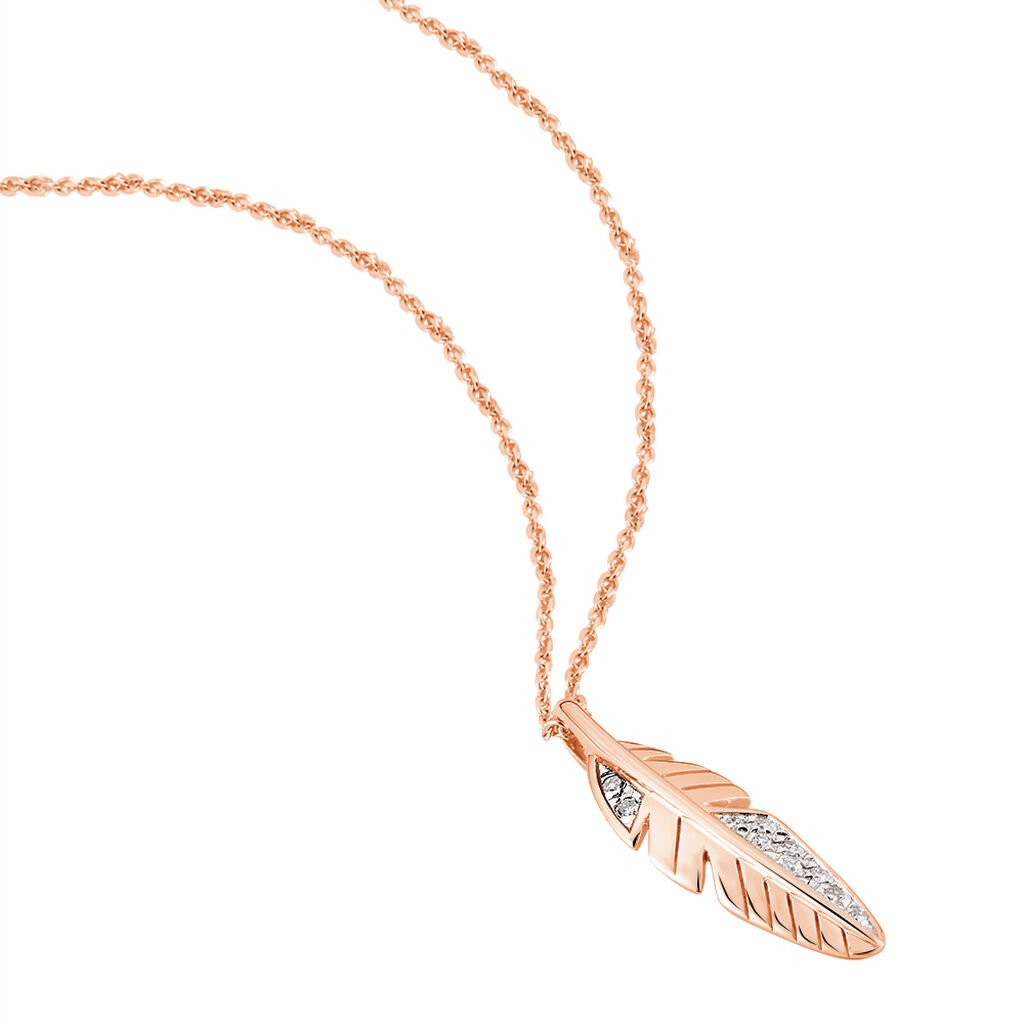 Collier Or Rose Clodie - Spannringe Damen | OROVIVO