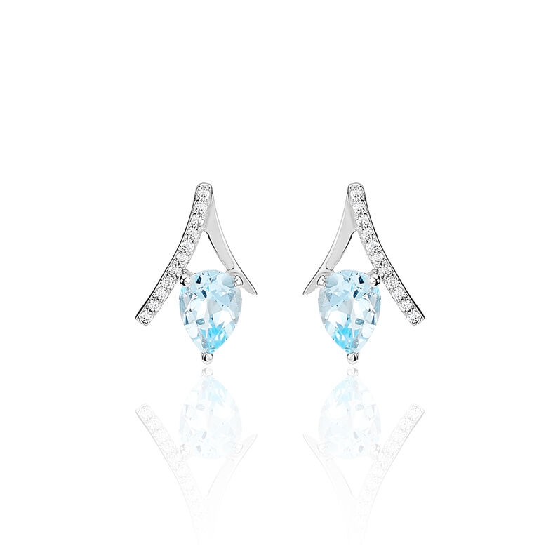 Boucles D'oreilles Or Weiss - Spannringe Damen | OROVIVO