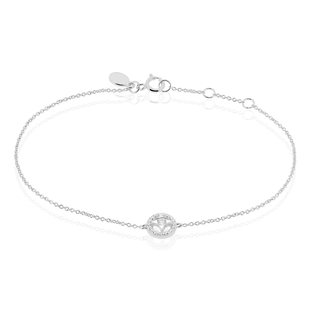 Bracelet Nour-imen Or Blanc Diamant - Spannringe Damen | OROVIVO