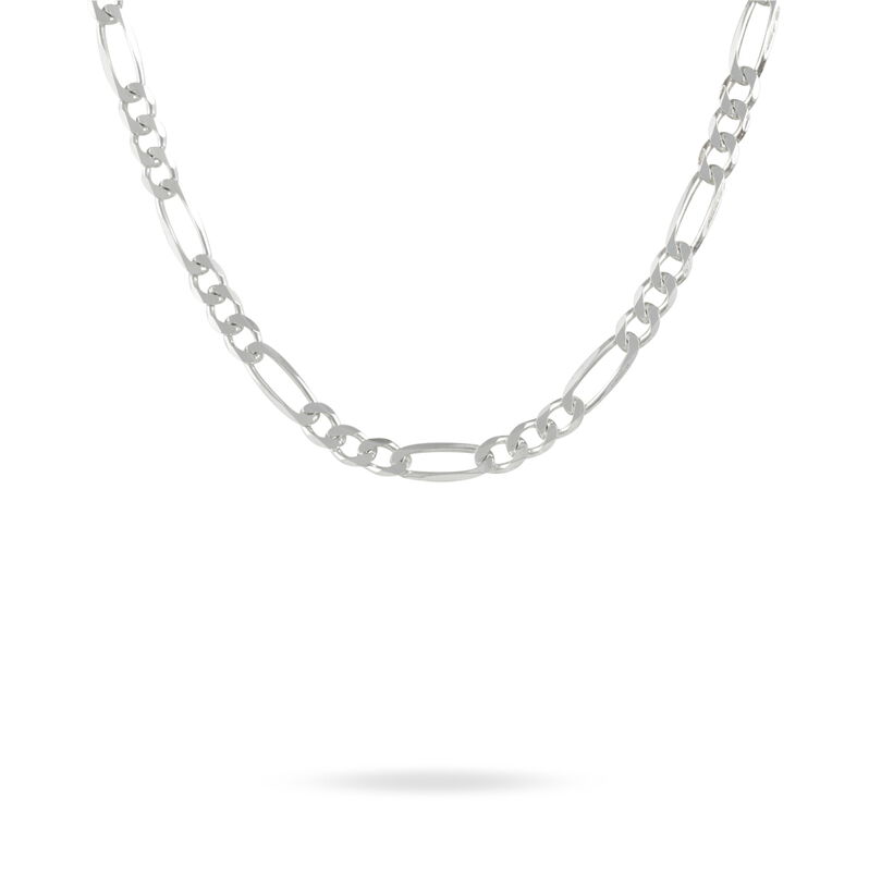Chaîne Ryhanna Maille Alternée 1/3 Argent Blanc - Spannringe Herren | OROVIVO
