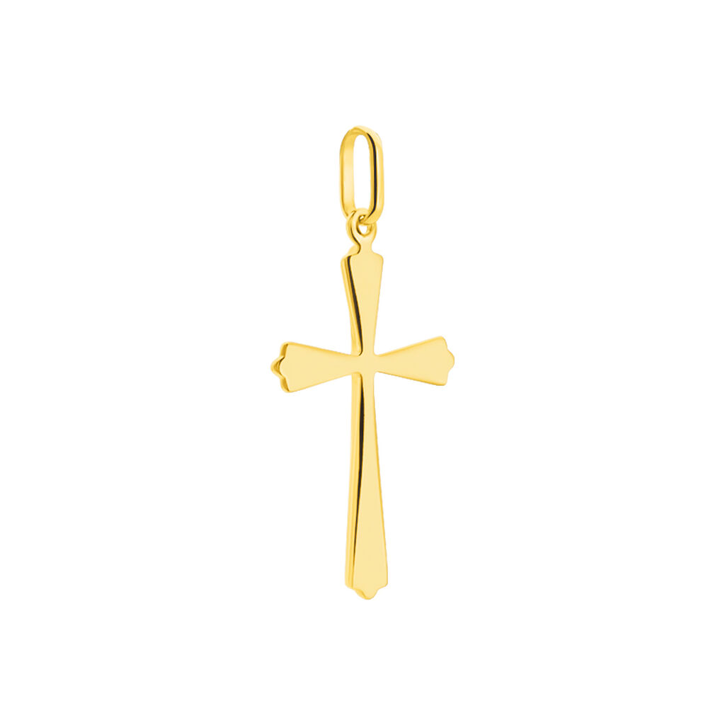 CORANTIN KREUZ 2 Unisex Anh&auml;nger Gold Bicolor 375 (9 Karat) Religi&ouml;ses Kreuz