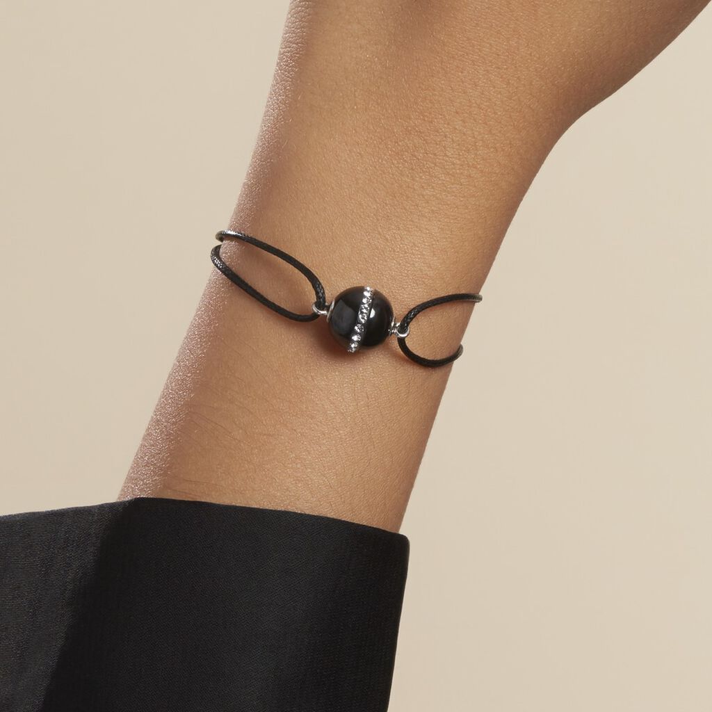 Bracelet Argent Et Céramique - Spannringe Damen | OROVIVO
