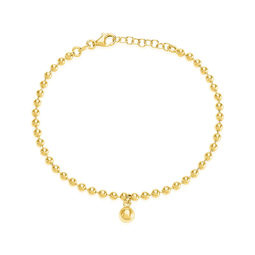 LOTTA Damen Armband Silber vergoldet 925 B 3 mm
