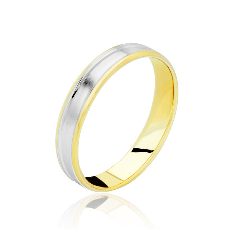 Alliance Marlise Ruban Plat Or Bicolore - Spannringe Familie | OROVIVO