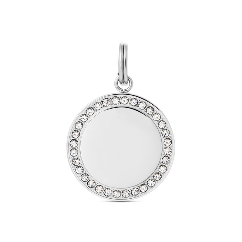 Pendente Pet Tag Acciaio Cristallo - Spannringe Animali | OROVIVO