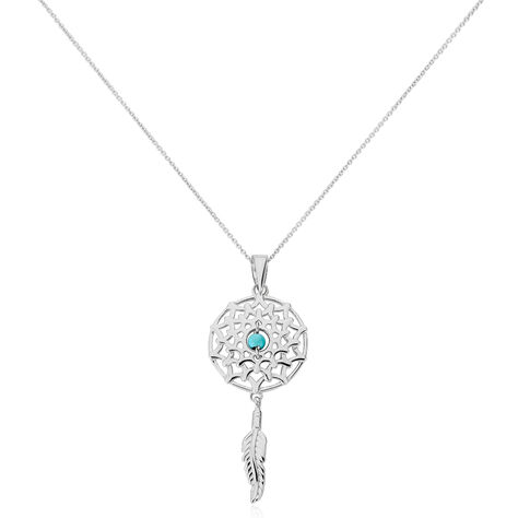 Damen Halskette Silber 925 Türkis - Halsketten Damen | OROVIVO