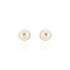 KESA PERLE BUTTON Damen Ohrstecker Gold 375 (9 Karat) Zuchtperle Perlmutt Halbkugel