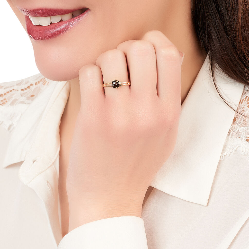 Bague Mahina Or Jaune Quartz - Spannringe Damen | OROVIVO