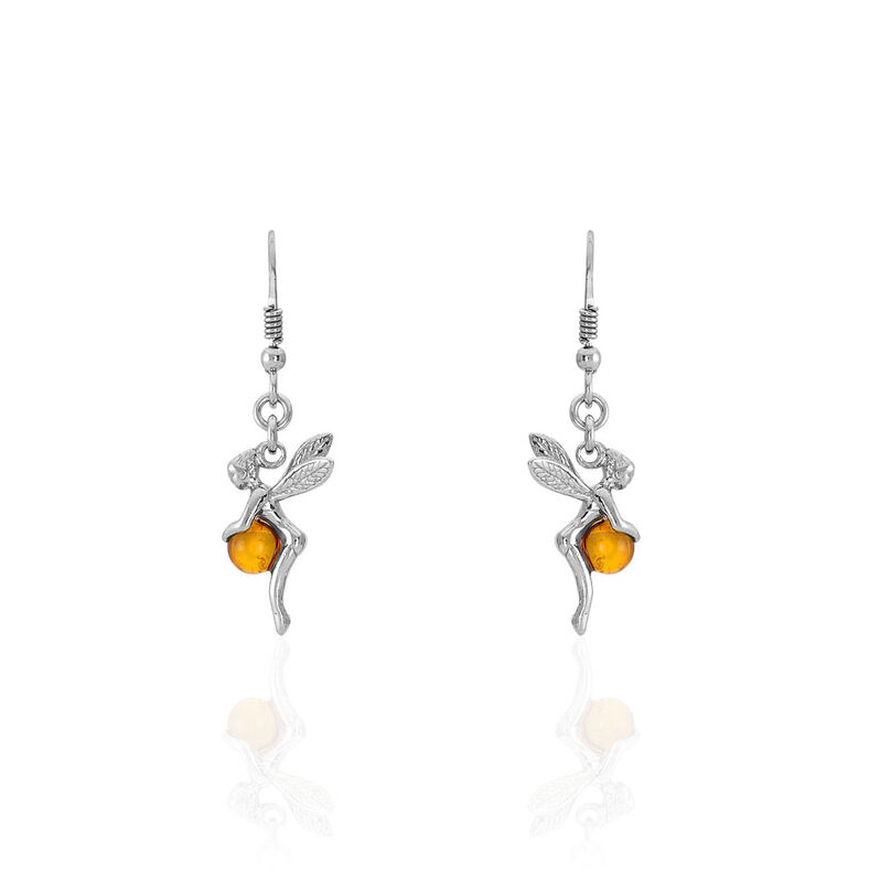Boucles D'oreilles Pendantes Argent Fée  - Spannringe Damen | OROVIVO