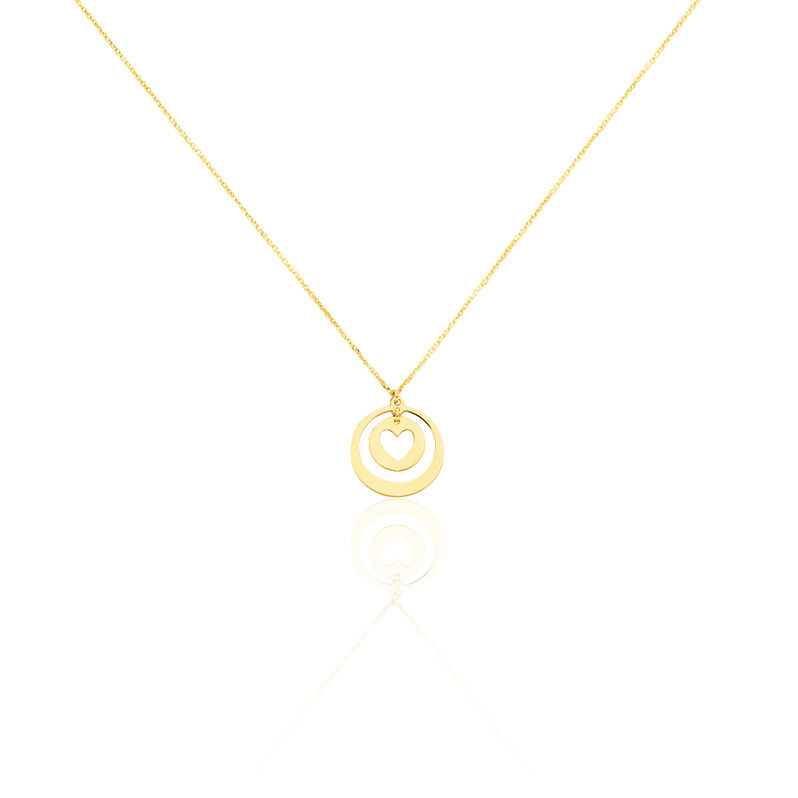 Kette Gold Gelb Maman Je Taime - Spannringe Damen | OROVIVO