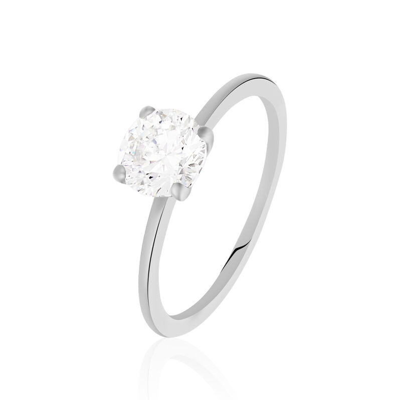 Bague Solitaire Gatiane Argent Oxyde De Zirconium - Spannringe Damen | OROVIVO