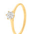 CHARLENE Damen Ring Gold 585 (14 Karat) Diamant Wei&szlig; 0,4 ct B 1,8 mm