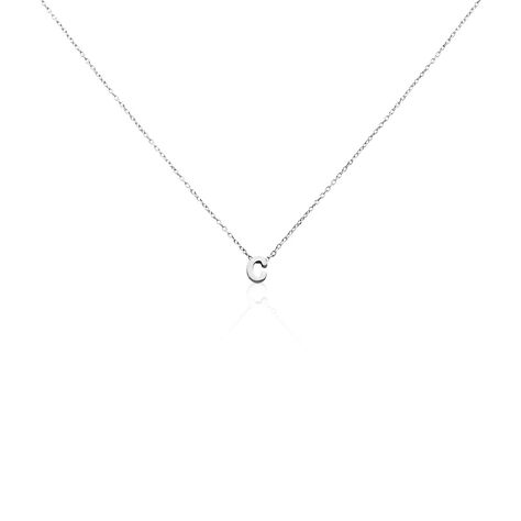Damen Halskette Silber 925 Buchstabe C  - Halsketten Damen | OROVIVO