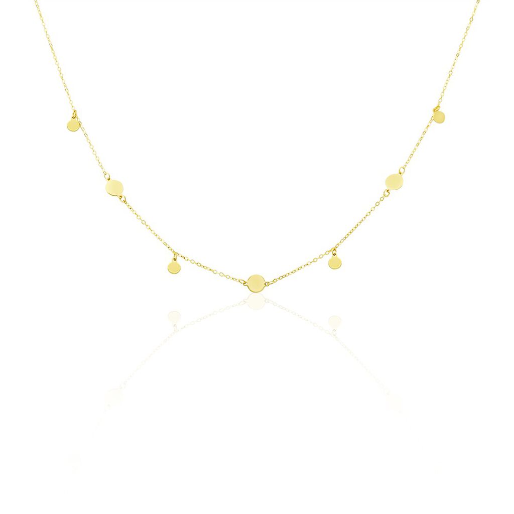Damen Collier Gold 375 Paige, Collier ohne Stein