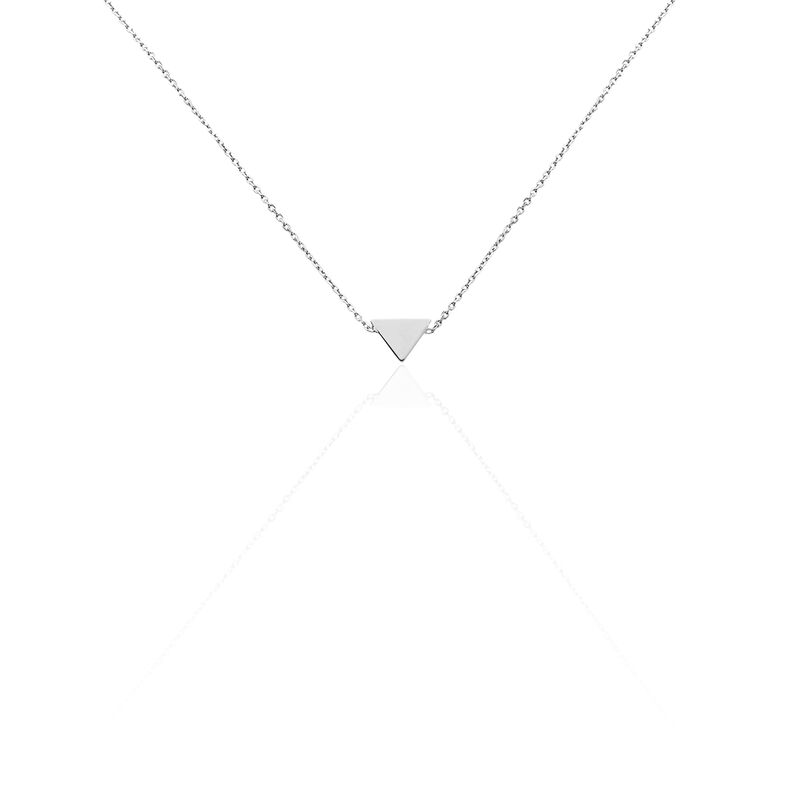 Collier Argent Rhodie Trilia Triangle - Spannringe Damen | OROVIVO