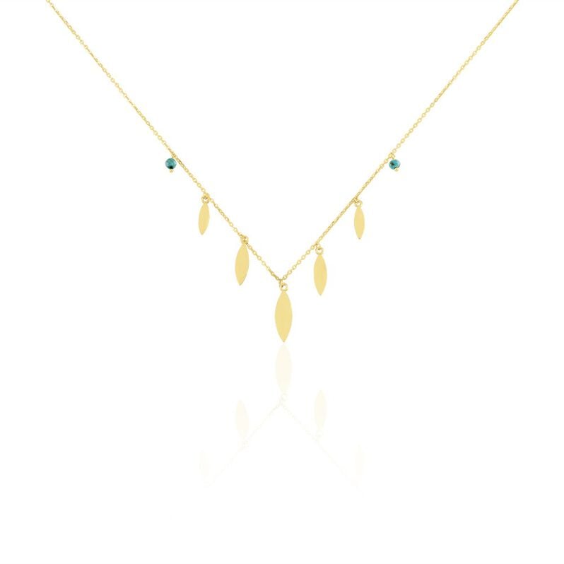 Collier Or Jaune Jehannet Turquoise - Spannringe Damen | OROVIVO