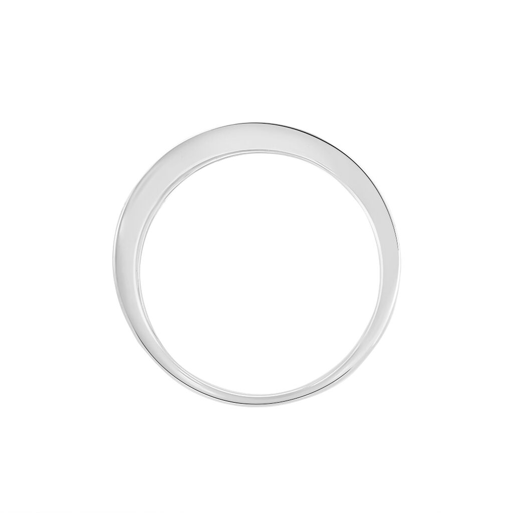 Damen Ring Weißgold 750 Diamant 0,34ct Welle Glimmer  - Ringe mit Stein Damen | OROVIVO