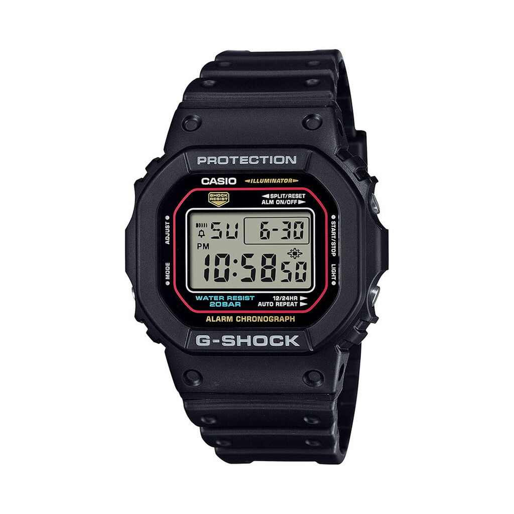 CASIO G-SHOCK Herren Quarzuhr DW-5600RL-1ER, Uhr ohne Stein