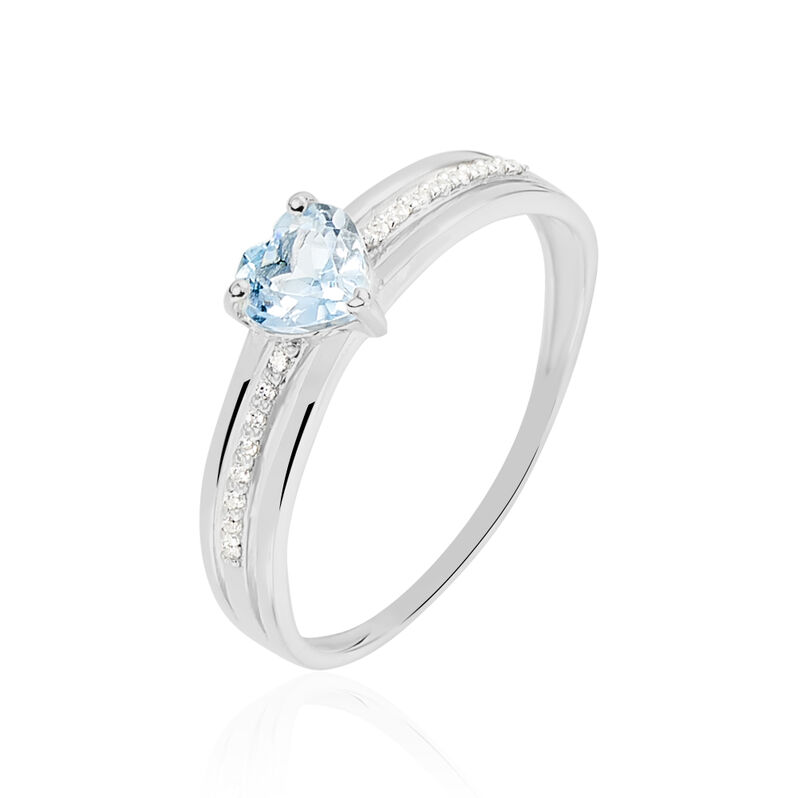 Bague Or Weiss Chloe Cœur Topaze - Spannringe Damen | OROVIVO