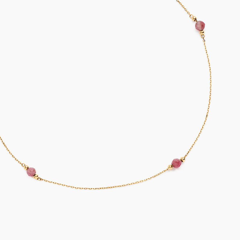 Collier Billy Or Jaune Tourmaline - Spannringe Damen | OROVIVO