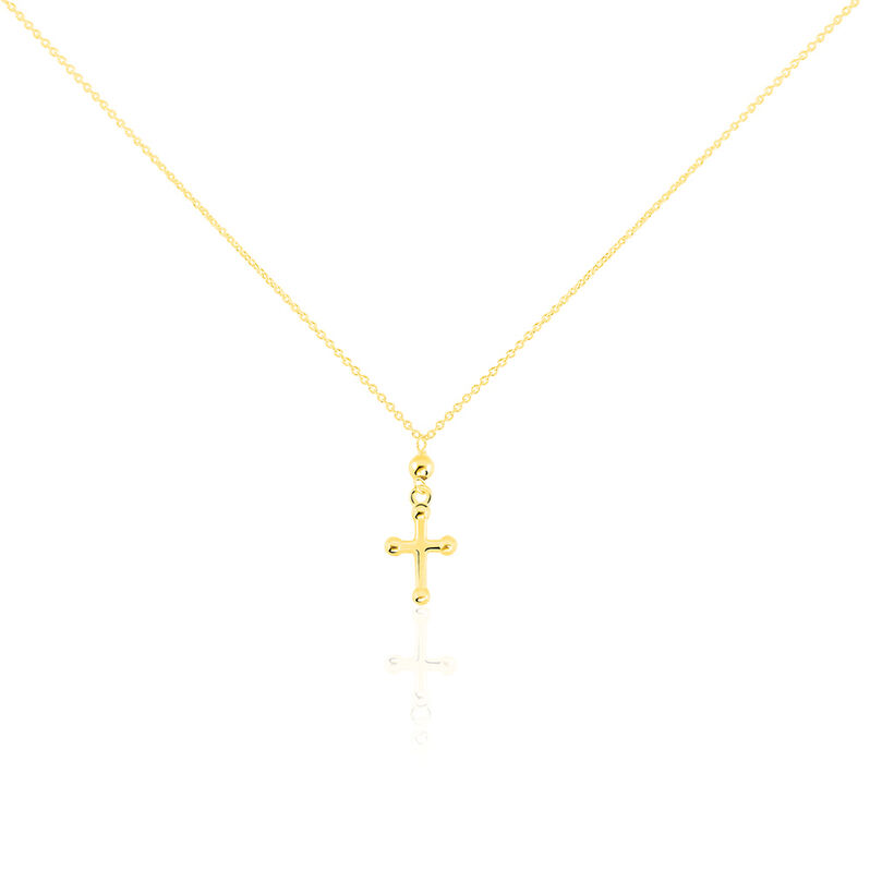 Halskette Gold 375 Kreuz - Halsketten Familie | OROVIVO