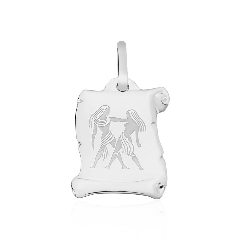 Pendentif Argent Rhodie Parchemin - Spannringe Familie | OROVIVO