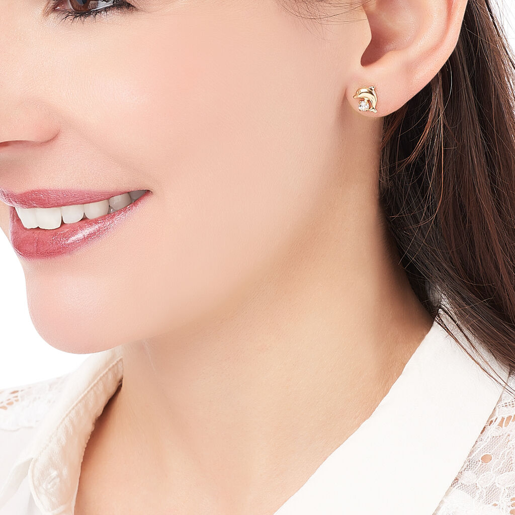 Boucles D'oreilles Plaqué Or - Spannringe Damen | OROVIVO