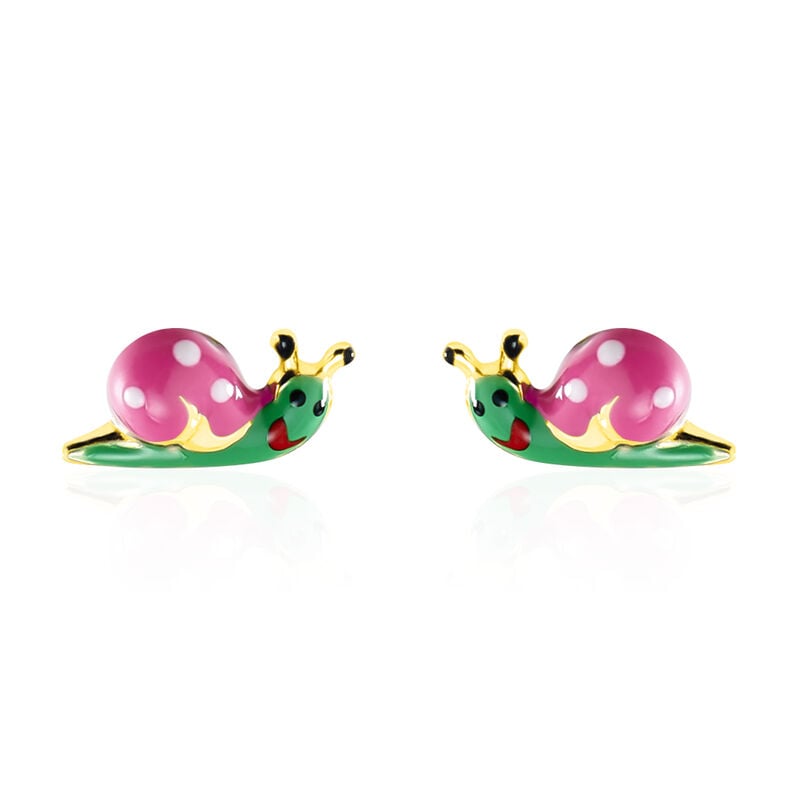 Kinder Ohrstecker Gold 375 Schnecke - Ohrstecker Kinder | OROVIVO