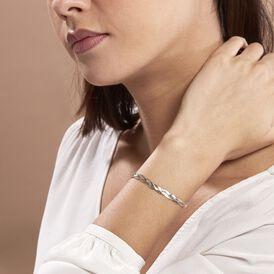 Damenarmband Zopfkette Silber 925 Tricolor  - Armketten Damen | OROVIVO