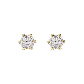 Damen Ohrstecker Gold 750 Diamanten 0,52ct Monopoli - Ohrstecker Damen | OROVIVO