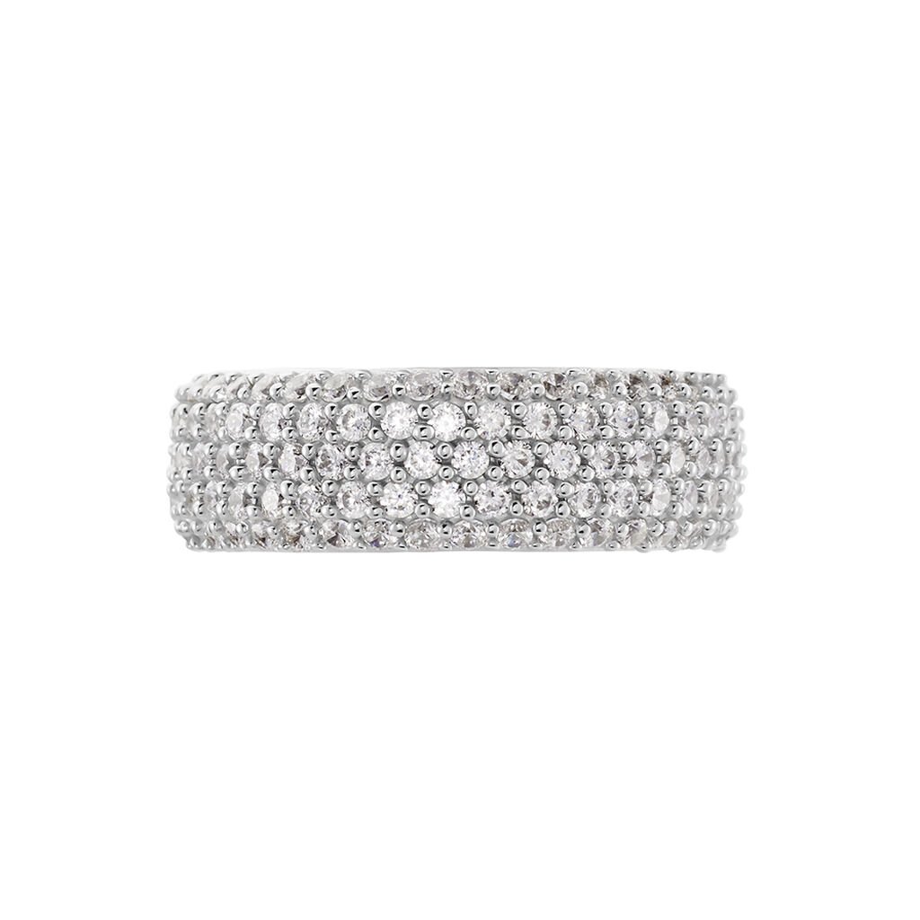 PAVINA Damen Ring Silber Silber 925 Zirkonia Wei&szlig; 0,57 ct B 4 mm