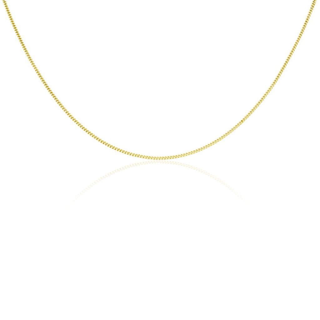 Unisex Panzerkette Gold 375  - Halsketten Unisex | OROVIVO
