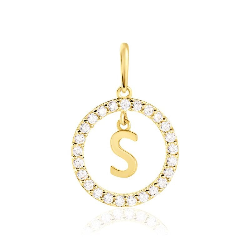 Pendentif Gabe Or Jaune Oxyde De Zirconium - Spannringe Damen | OROVIVO