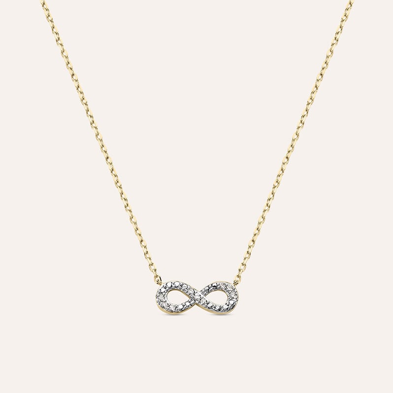 Collana Golden Dream Placcato Oro Giallo Cubic Zirconia - Spannringe Damen | OROVIVO