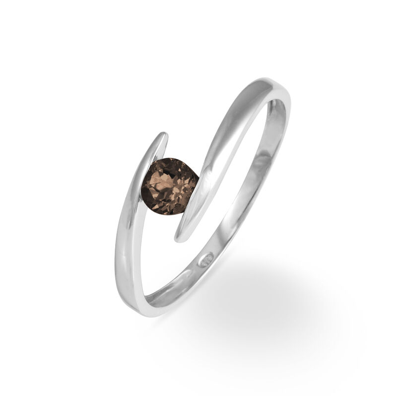 Bague Tiphaine Or Blanc Quartz - Spannringe Damen | OROVIVO