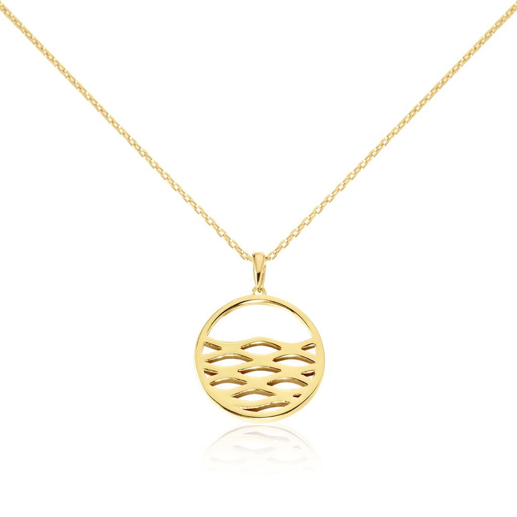 Damen Halskette Messing Gold plattiert - Halsketten Damen | OROVIVO
