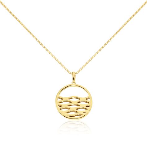 Damen Halskette Messing Gold plattiert - Halsketten Damen | OROVIVO